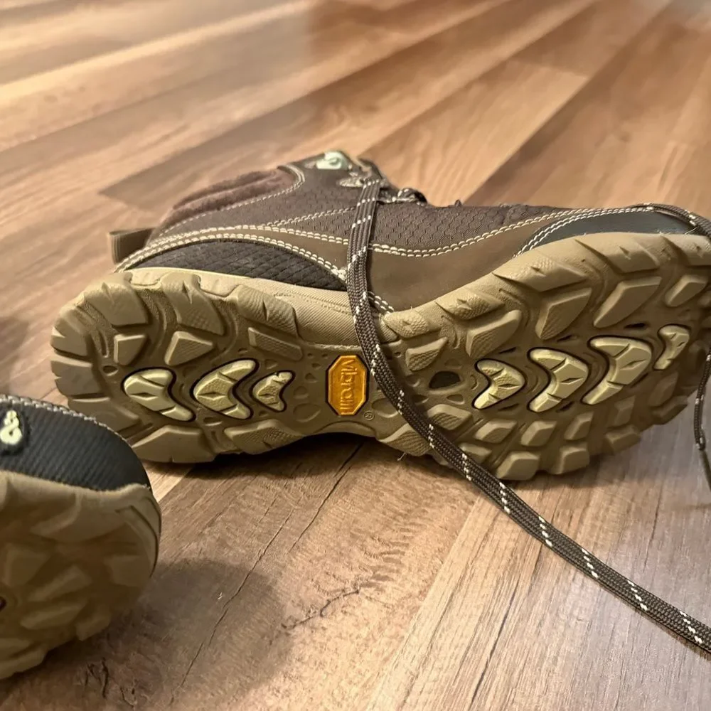Ahnu by Teva Sugarpine Women’s Dark Brown Waterproof Hiking Boots 6.5